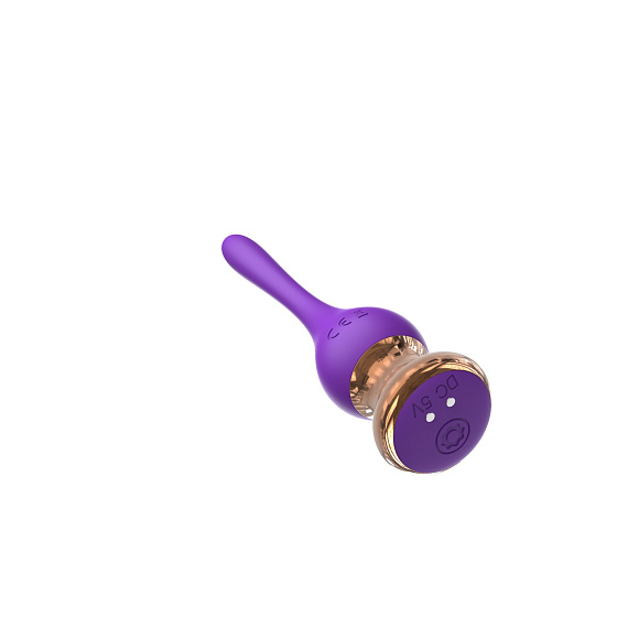 Фиолетовый вибромассажер Nipple Vibrator - 14,5 см. от Intimcat