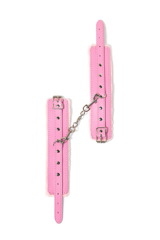 Розовые наручники Calm - поливинилхлорид (ПВХ, PVC)