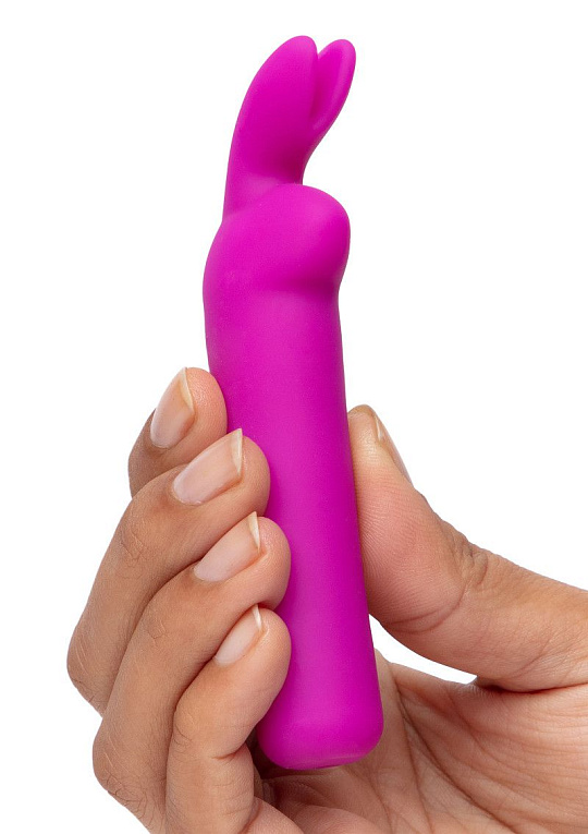 Лиловая вибропуля с ушками Rechargeable Rabbit Ears Bullet Vibrator от Intimcat