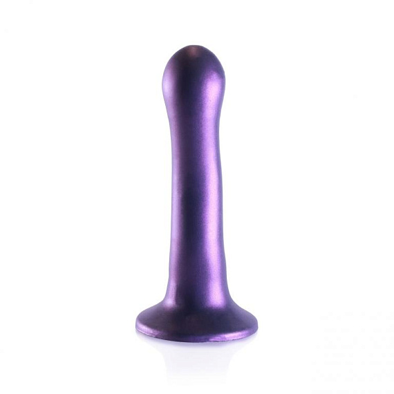 Фиолетовый фаллоимитатор Ultra Soft - 18 см. Shots Media BV