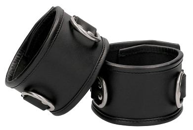 Черные наручники Restraint Handcuff With Padlock с замочком