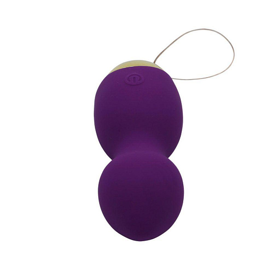 Фиолетовые вагинальные шарики Lust с вибрацией RestArt