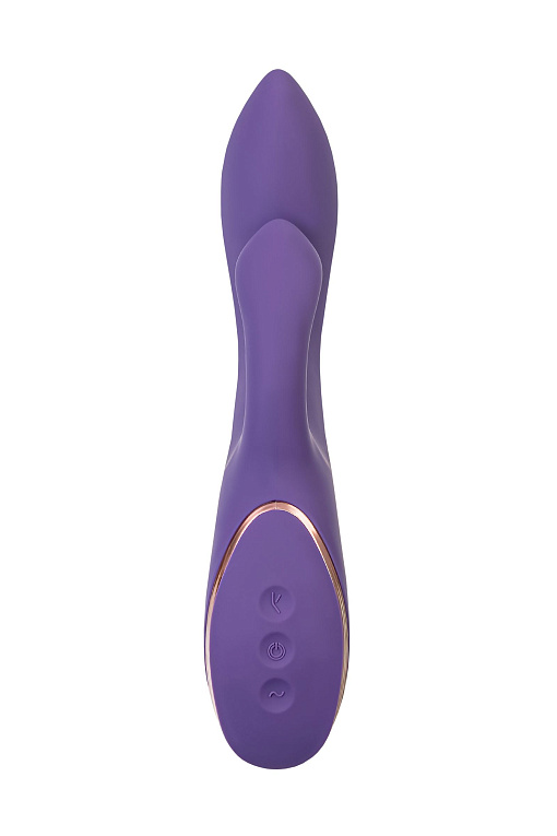 Фиолетовый вибратор-кролик Fingie с функцией Come-Hither - 21,6 см. от Intimcat