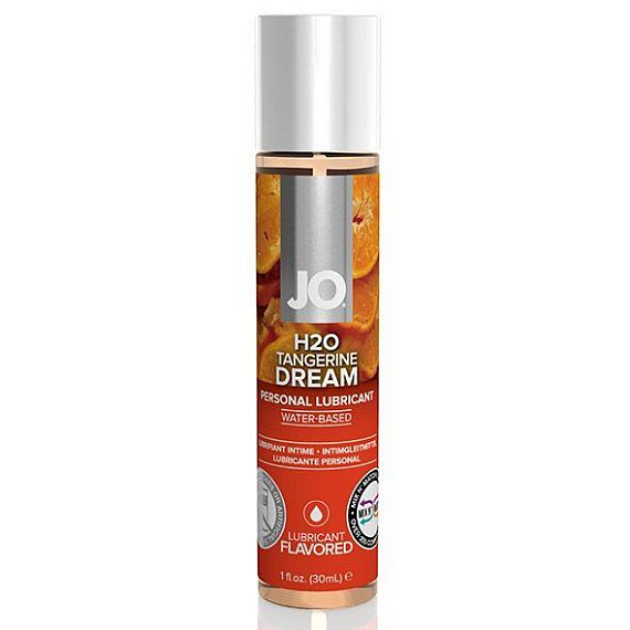 Смазка с ароматом мандарина JO Flavored Tangerine Dream - 30 мл.