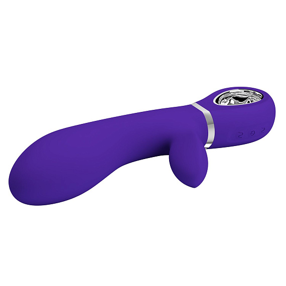 Фиолетовый вибростимулятор-кролик Thomas - 20,5 см. Baile