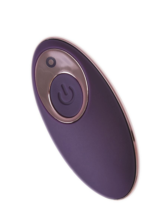 Фиолетовое виброяйцо с имитацией фрикций Bumpy - силикон