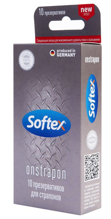 Презервативы для страпонов Softex Onstrapon - 10 шт.