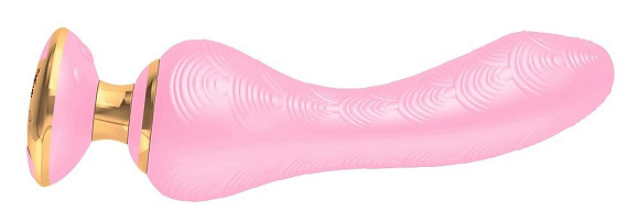 Розовый вибростимулятор SANYA - 18,5 см. - силикон