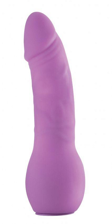 Фиолетовый страпон Deluxe Silicone Strap On 10 Inch - 25,5 см. от Intimcat