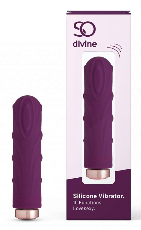 Фиолетовая вибропуля Love Sexy Silky Touch Vibrator - 9,4 см. от Intimcat