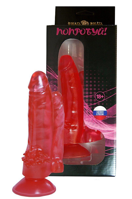Фаллоимитатор гелевый для анально-вагинальной стимуляции - 17 см. Сумерки богов