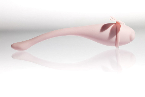 Розовый вибратор в форме стрекозы Liebelulla Rosa - 18 см. от Intimcat