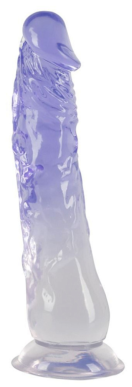 Прозрачный фаллоимитатор Clear Dildo на присоске - 22,5 см. - поливинилхлорид (ПВХ, PVC)