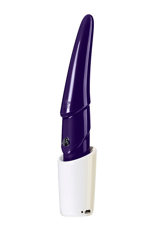 Фиолетовый стимулятор клитора с ротацией Zumio X - фото 8
