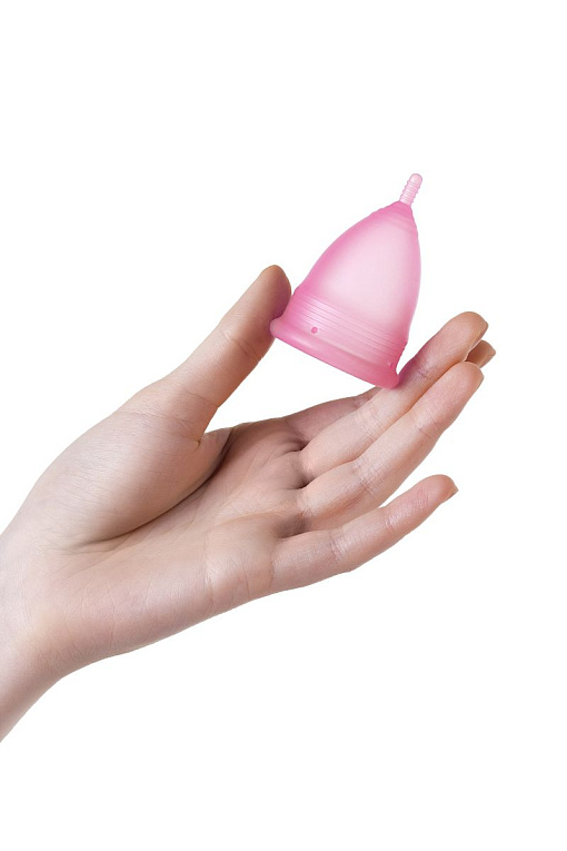 Розовая менструальная чаша - размер L Штучки-дрючки