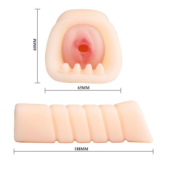 Мастурбатор-вагина с вибрацией и шипиками на входе от Intimcat
