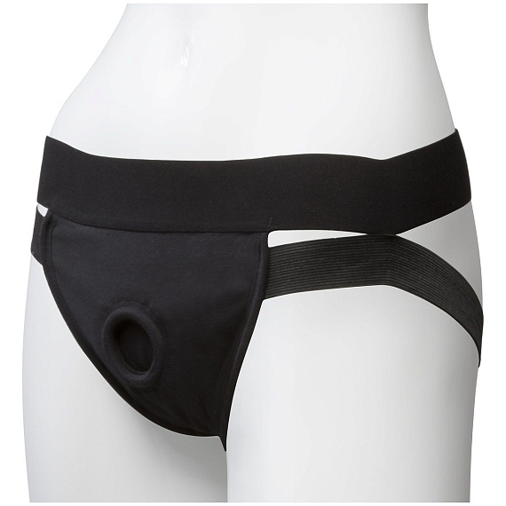Трусики с плугом Vac-U-Lock Panty Harness with Plug Dual Strap - S/M от Intimcat