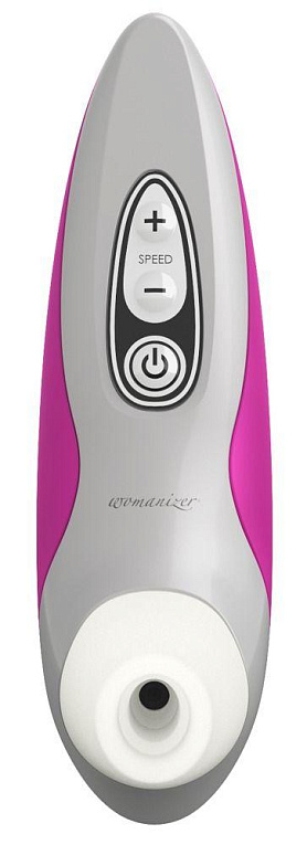 Розово-серебристый бесконтактный стимулятор клитора Womanizer Pro 40 Womanizer