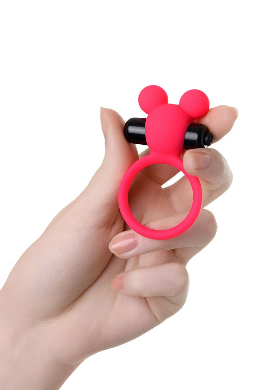 Розовое виброкольцо на пенис A-Toys A-toys