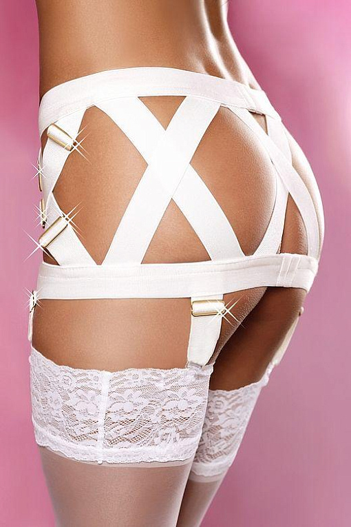 Эффектный пояс-юбка для чулок Sublime garter belt - 