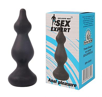 Фигурная анальная втулка Sex Expert - 10 см.
