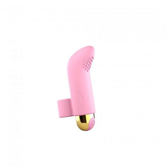 Розовый вибратор на палец Touch Me - 8,6 см. от Intimcat