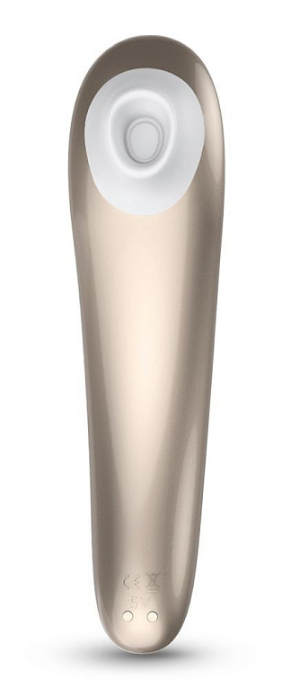 Клиторальный вибромассажер с вакуумной стимуляцией - 15,8 см. S-HANDE
