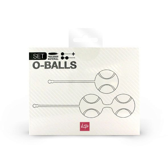 Набор черных вагинальных шариков O-balls Set от Intimcat