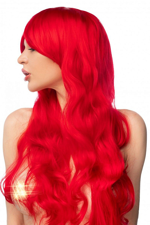 Красный парик  Сэнго - 100% полиэстер