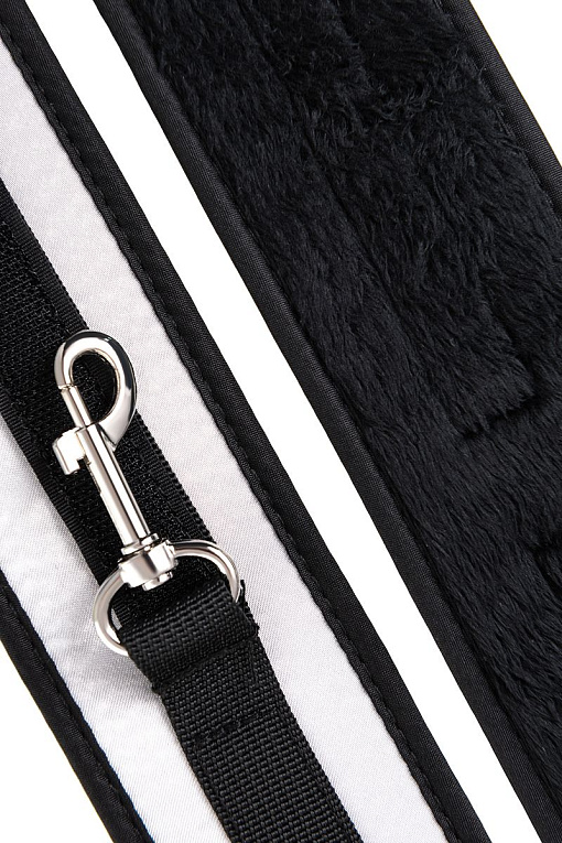 Серебристо-черные наручники Anonymo - фото 10