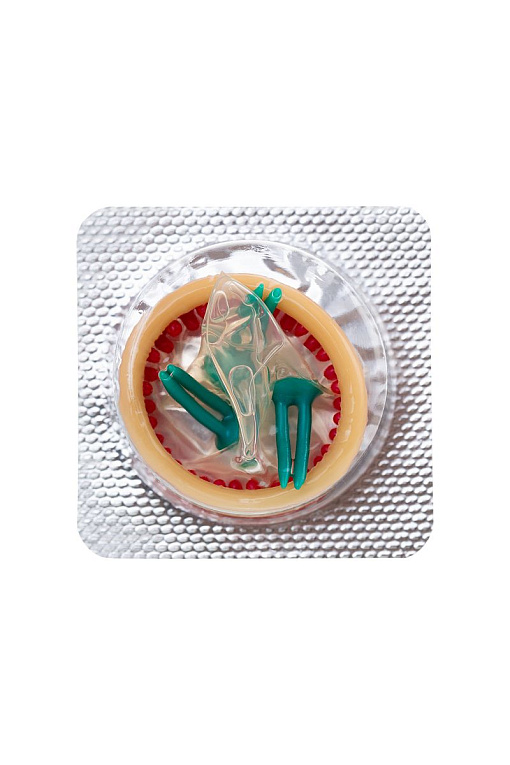 Презерватив с усиками  Стимулирующая штучка №5  - 1 шт. от Intimcat