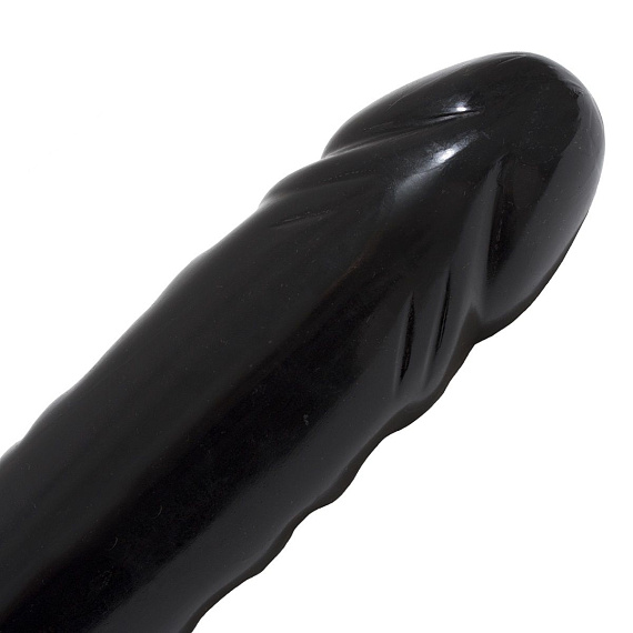 Двойной черный фаллоимитатор Black Double Dong - 45,7 см. - поливинилхлорид (ПВХ, PVC)