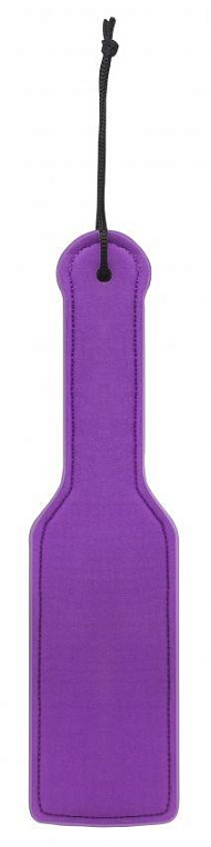 Чёрно-фиолетовый двусторонний пэддл Reversible Paddle - 32 см. от Intimcat
