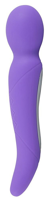 Фиолетовый вибратор Rechargeable Dual Motor Vibe - 22 см. от Intimcat