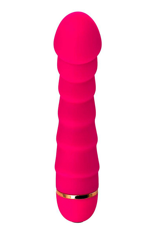 Розовый рельефный вибростимулятор точки G - 16 см. A-toys