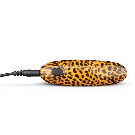 Леопардовый вибромассажер-помада Asha Lipstick Vibrator - 10 см. EDC Wholesale