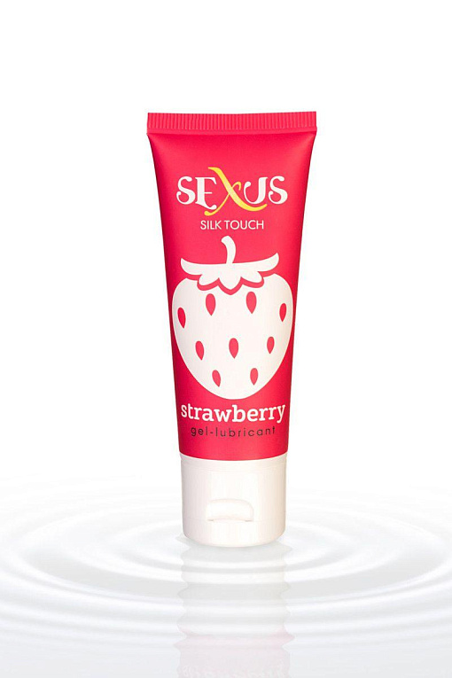 Увлажняющая гель-смазка с ароматом клубники Silk Touch Strawberry - 50 мл. - 