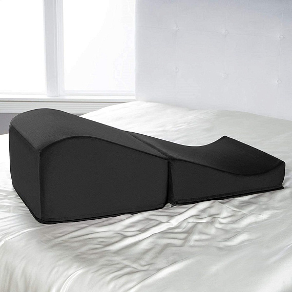 Черная большая вельветовая подушка для любви Liberator Retail Flip Ramp - фото 7