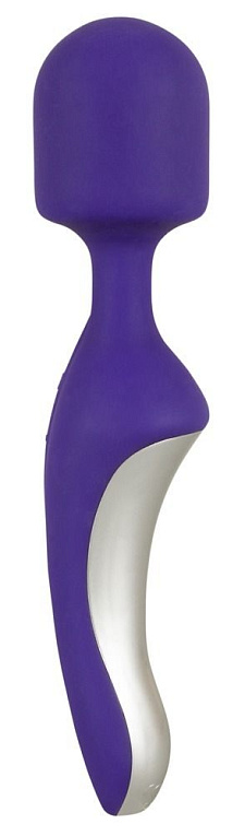 Фиолетовый перезаряжаемый массажер Tender Spot - 26 см. - силикон