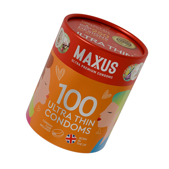 Ультратонкие презервативы Maxus Ultra Thin - 100 шт. от Intimcat