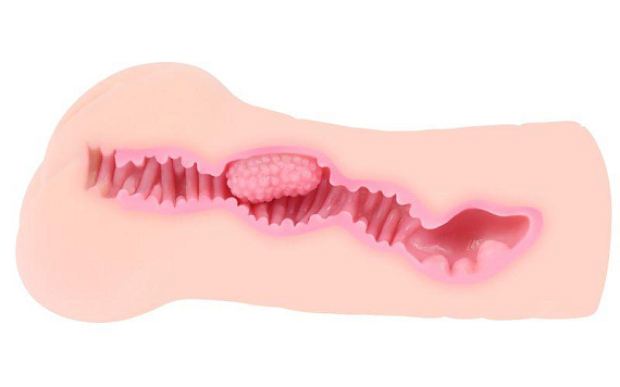 Мастурбатор-вагина Tattoo с двойным слоем материала - Термопластичная резина (TPR)