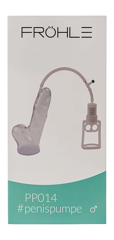 Реалистичная вакуумная помпа с насосом-поршнем Realistic Penis Pump Professional - поливинилхлорид (ПВХ, PVC)