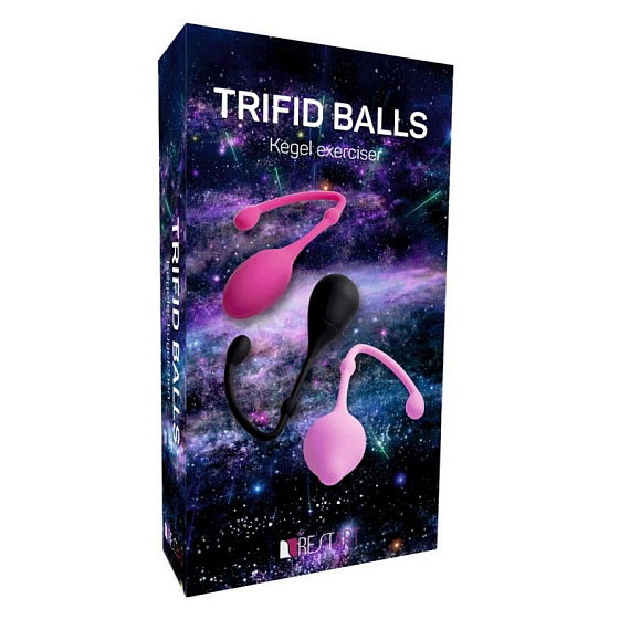 Набор из 3 вагинальных шариков Trifid Balls - фото 6