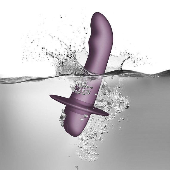 Фиолетовый вибратор для G-стимуляции Tickety-Boo - 11 см. от Intimcat