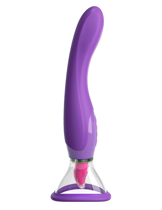 Фиолетовый вакуумный клиторальный стимулятор Her Ultimate Pleasure - фото 5