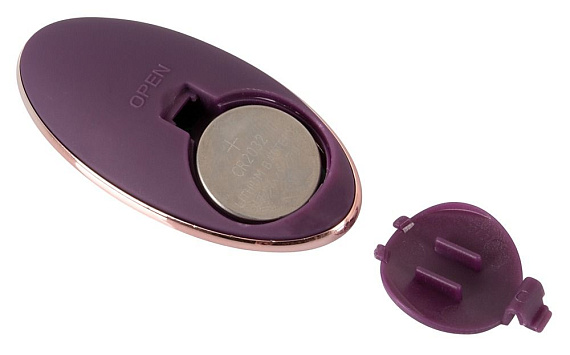 Фиолетовое виброяйцо с пультом ДУ Shaking Love Ball - фото 6