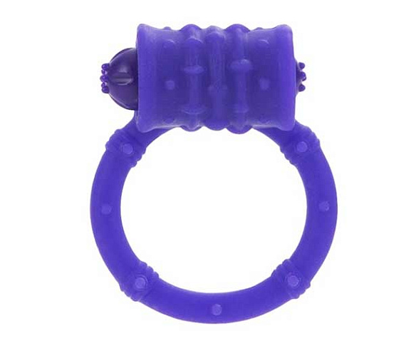 Фиолетовое эрекционное кольцо Posh Silicone Vibro Rings