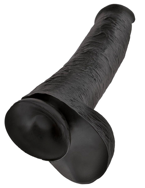 Чёрный фаллоимитатор-гигант 15  Cock with Balls - 40,6 см. Pipedream