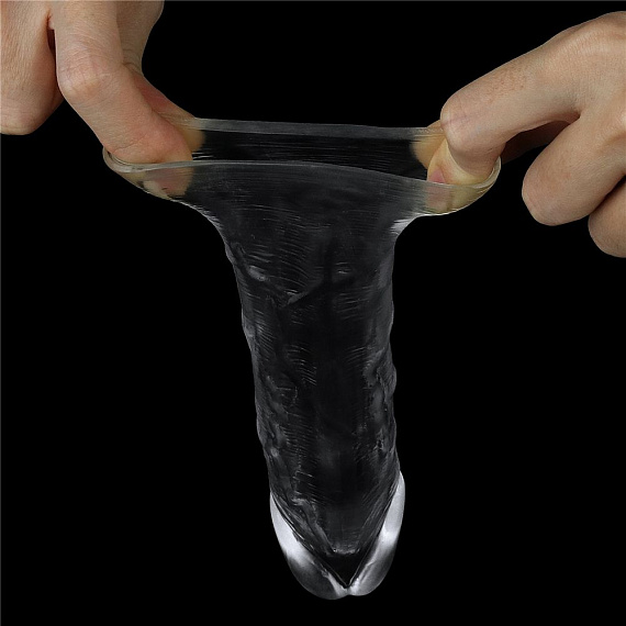 Прозрачная насадка-удлинитель Flawless Clear Penis Sleeve Add 1 - 15,5 см. - фото 6