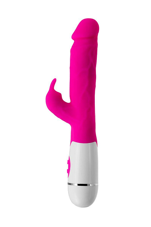 Розовый вибратор A-Toys Mist - 25,4 см. - силикон